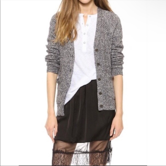 Madewell Graduate Marled Knit Button-Down Cardigan - Picture 1 of 6